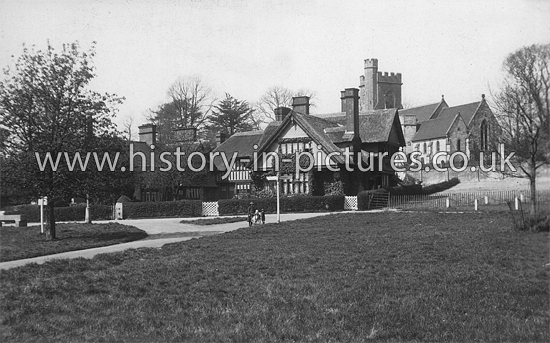 The Villade and Church, Leigh-On-Sea, Essex. c.1910's